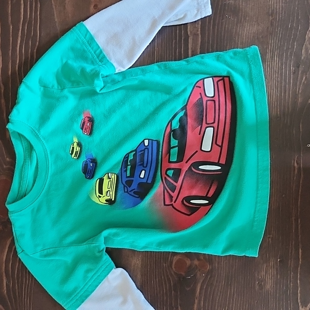 Toddler Boys Race Car Long Sleeve